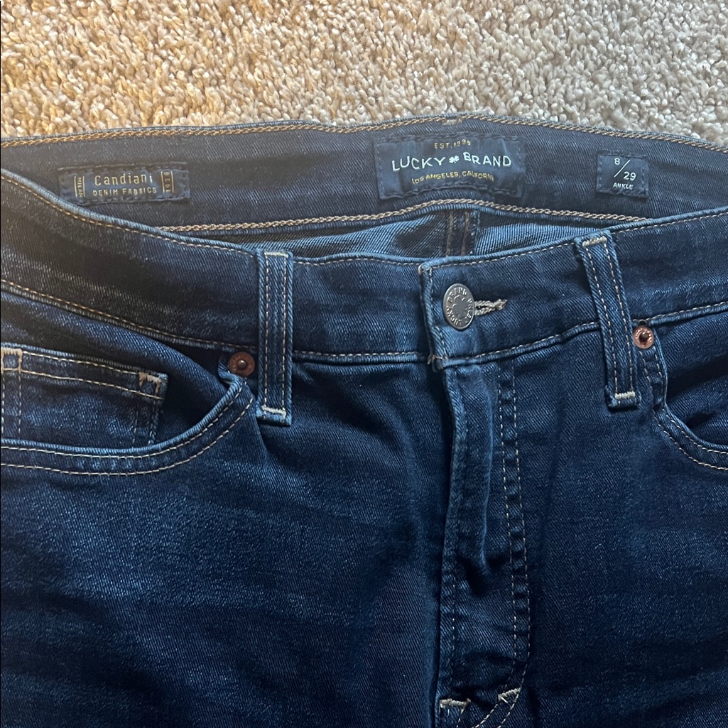 Lucky Brand Women’s Deep Indigo Skinny Jeans